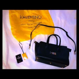 Valentino Luggage Tote Handbag